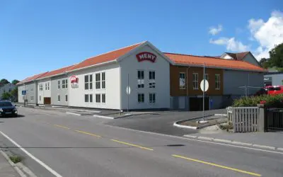 Butikk i trehusdrakt